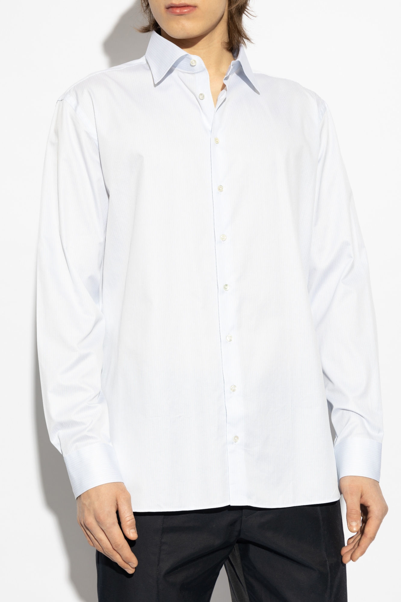 Giorgio Armani Shirt with striped pattern | Men's | Vitkac